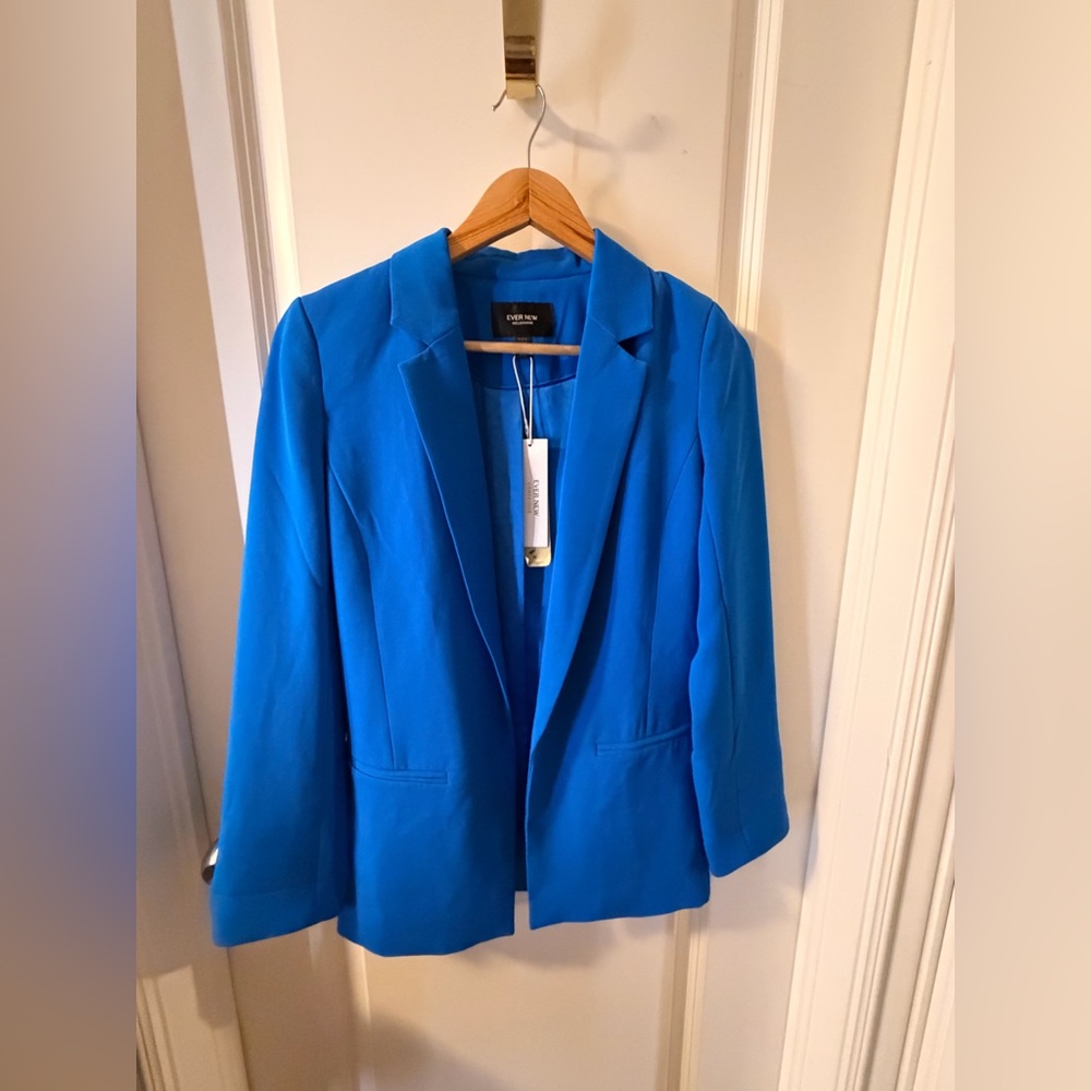 Women's Blue Boyfriend Blazer